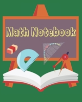 Math Notebook: Graph Paper Composition Notebook, Geometry and Graphing, Perfect for Kids and Teens. 1700327488 Book Cover