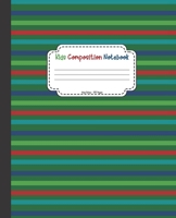 Kids Composition Notebook: Cute Christmas keepsake Writing Notepad, Blank Lined Wide Ruled Paper Journal for Children, Personal Ideas and Notes Paper Diary (Kids Daily Writing Notebook) 1671735560 Book Cover