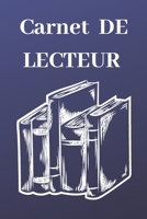 carnet de lecture: Mes lectures: Carnet de lecture | 17,8x25,4 cm avec 120 pages | permet de répertorier les livres que vous lisez et de garder une ... de vos moments de joie (French Edition) 1673869912 Book Cover