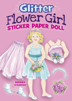 Glitter Flower Girl Sticker Paper Doll 0486462072 Book Cover