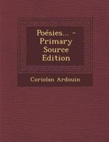 Poésies... 1017781974 Book Cover