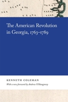 American Revolution in Georgia, 1763-1789 Hardcover June, 1958 0820359734 Book Cover