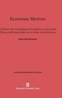 Economic Motives 1164627937 Book Cover