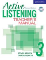 Active Listening 3 Teacher's Manual with Audio CD (Active Listening Second edition) 0521678226 Book Cover