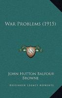War Problems 124866860X Book Cover