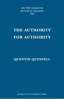 Authority For Authority 0874625173 Book Cover