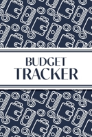 Budget Tracker (Navy and White Money Outlines): 6"x9" Monthly Finance Organizer for Expenses, Savings, and Debt; Manage Your Money Notebook 1834120438 Book Cover