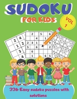 Sudoku For Kids: Sudoku puzzles for kids, for teens, for beginsers, 1 level From Easy To Hard With Solutions, B08XL7ZGY7 Book Cover