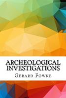 Archeological Investigations 1512333468 Book Cover