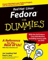 Red Hat Linux Fedora for Dummies 076454232X Book Cover