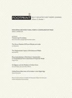 Footprint 22, Vol. 12, No. 1: Exploring Architectural Form a Configurative Triad 9490322989 Book Cover