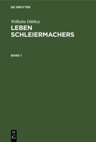 Leben Schleiermachers 1017223092 Book Cover