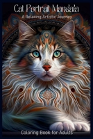 Cat Portrait Mandala: A Relaxing Artistic Journey B0CM2D242Y Book Cover