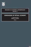 Dimensions Of Ritual Economy 0762314850 Book Cover