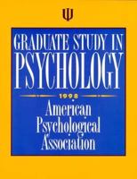 Graduate Study in Psychology 1998 1557984891 Book Cover