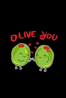 Olive you: 6x9 Food dotgrid dot grid paper notebook notes 1676751343 Book Cover