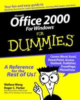 Microsoft Office 2000 for Windows for Dummies 0764504525 Book Cover