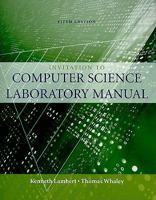 Laboratory Manual to accompany An Invitation to Computer Science, 5th Edition 0324788630 Book Cover