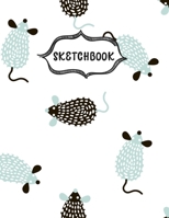 Sketchbook: Cute Mice Sketching Book To Practice Drawing & Doodling, Artist Paint Pad, Large Blank Pages (8.5 x 11 in) 1712266837 Book Cover