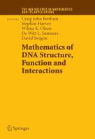 Mathematics of DNA Structure, Function and Interactions 144190669X Book Cover