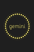 Gemini: novelty star sign notebook 6"x9" 1712161369 Book Cover