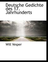 Deutsche Gedichte des 17. Jahrhunderts 1116167948 Book Cover