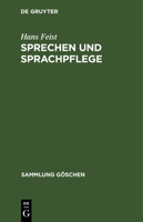 Sprechen Und Sprachpflege 3111295001 Book Cover
