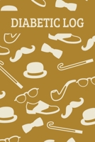 Diabetic Log: Blood Sugar Record Book For Men 1692969188 Book Cover