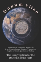 Donum vitae: Instruction on Respect for Human Life in Its Origin and on the Dignity of Procreation B0FBGSZTYT Book Cover