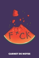 Carnet de Notes: Melon du langage grossier A5 petits carreaux - 120 pages pour les gens � la mode (violet) 1688024603 Book Cover