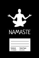 Namaste: Yoga Notizbuch Reisetagebuch fr Meditation Training Yoga Lehrer Schler Mdchen I Kundalini Chakra Tree Zen Mandala Sat Nam Buddhist Geschenk Sprche Buddah Tagebuch Heft Memo Notizen Block  1072913755 Book Cover