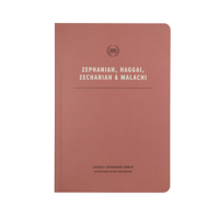 LSB Scripture Study Notebook: Zephaniah, Haggai, Zechariah, Malachi: Legacy Standard Bible 1636644503 Book Cover