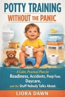 POTTY TRAINING WITHOUT THE PANIC: A Calm, Practical Plan for Readiness, Accidents, Poop Fear, Daycare, and the Stuff Nobody Talks About B0GV43GZ2X Book Cover