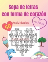 Sopas de letras en forma de corazón (Spanish Edition) B0CTYDPG31 Book Cover