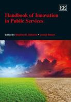 Handbook of Innovation in Public Services 1849809747 Book Cover