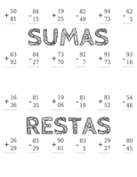 SUMAS Y RESTAS B0CFX2S4YS Book Cover