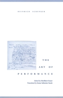 The Art of Performance 0195122542 Book Cover