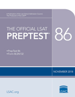The Official LSAT Preptest 86: (nov. 2018 Lsat) 0999658034 Book Cover