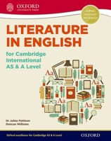 Literature in English for Cambridge International as & a Level 0198332629 Book Cover