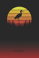 Planner: Pink Flamingo 2 Year Weekly Planner 2020 - 2022 Retro Vintage Sunset Cover January 20 - December 21 Planning Organizer Writing Notebook Productive Datebook Calendar Schedule Plan Days, Set Go 1704135710 Book Cover