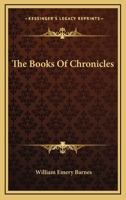 The Books Of Chronicles 1163284963 Book Cover
