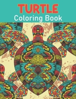 Turtle Coloring Book: A Coloring Books For Boys & Girls Age 3-8, with 50 Super Fun Coloring Pages ! B091F5SP2B Book Cover