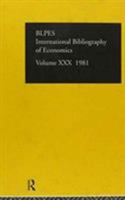 Ibss: Economics: 1981 Volume 30 042281010X Book Cover
