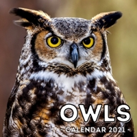 Owls Calendar 2021: 16-Month Calendar, Cute Gift Idea For Owl Lovers Women & Men B093CKNJSL Book Cover