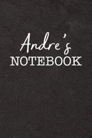 Andre's Notebook: Personalized Scrapbook for Men 1798918188 Book Cover