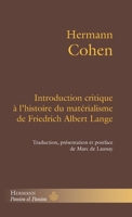 Introduction critique à L'histoire du matérialisme de Friedrich Albert Lange (HR.PANIM EL PAN) (French Edition) 2705683313 Book Cover
