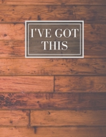 I've got this: Dark Wood: Inspirational Quote Sketchbook 1655386425 Book Cover