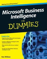 Microsoft Business Intelligence For Dummies 0470526939 Book Cover