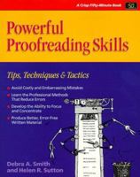 Crisp: Powerful Proofreading Skills: Tips, Techniques, and Tactics (Fifty-Minute Series) 1560522593 Book Cover