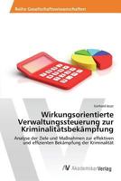Wirkungsorientierte Verwaltungssteuerung Zur Kriminalitatsbekampfung 3639877268 Book Cover